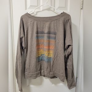 Prana Long Sleeve Top in Brown